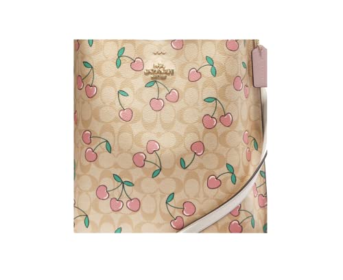 COACH Mollie Bucket Bag in Heart Cherry Print