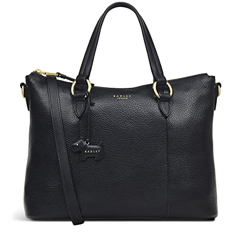 RADLEY London Eel Alley Stripe Satchel (Black)