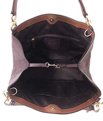 Coach Small Lexy Pebbled Leather Shoulder Handbag