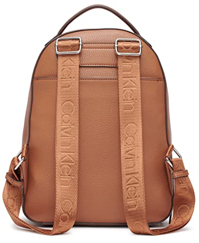 Calvin Klein Estelle Designer Backpack, Caramel
