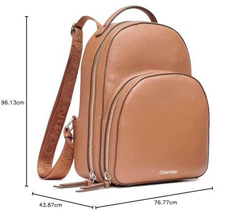 Calvin Klein Estelle Designer Backpack, Caramel