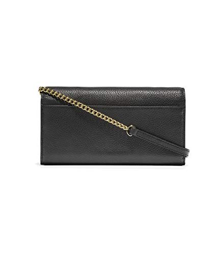 Cole Haan Black Wallet On Chain, One Size