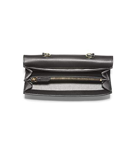 Cole Haan Black Wallet On Chain, One Size