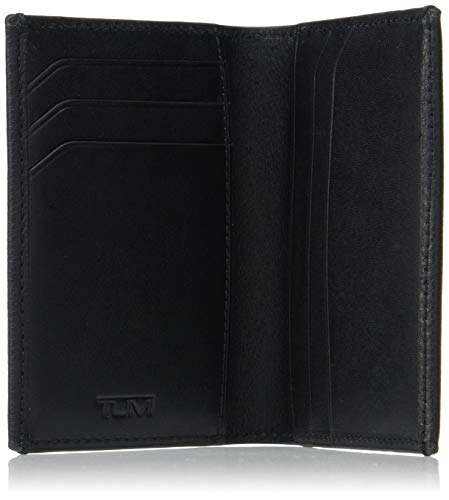 TUMI Nassau Folding Card Case, Black Texture, One Size, Rfid Wallet