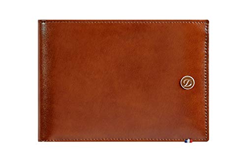 S.T. Dupont Men's Brown Billfold 6CC Wallet