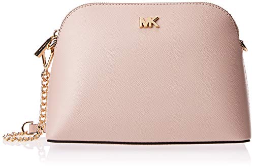 Soft Pink Michael Kors Large Leather Crossbody Bag