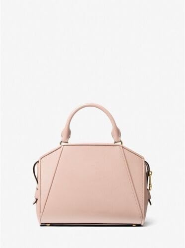 Michael Kors Cleo Saffiano Leather Satchel, Soft Pink