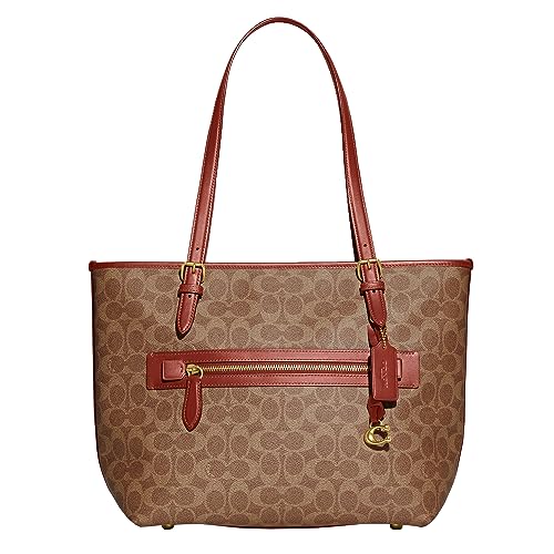COACH Taylor Tote in Tan Rust Pebble Leather