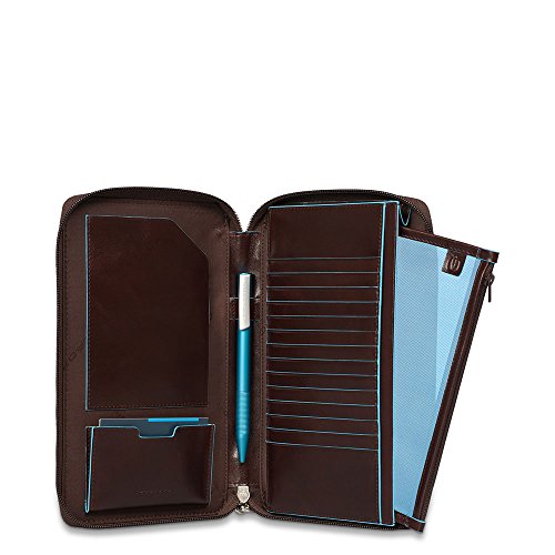 Piquadro Blue Designer Credit Card Cases