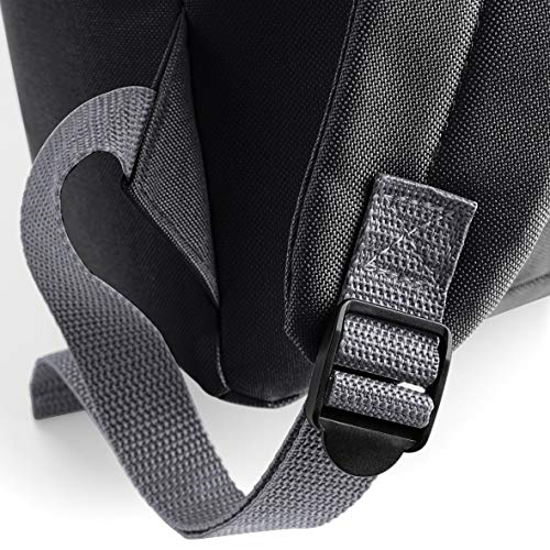 Black designer backpack with sun pattern - Men's fashion