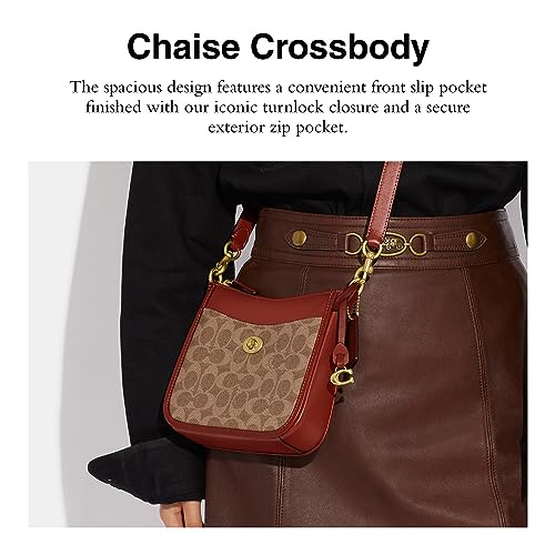 COACH Chaise Crossbody Bag Tan Rust Fashionistas Dream