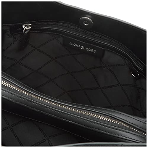 Michael Kors Large Chain Shoulder Tote in Black