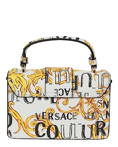 Versace Jeans Couture Women's Handbag White & Gold