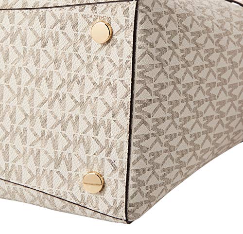 Michael Kors Women Voyager Bag, White (Vanilla), 16x29x39 cm (W x H x L)