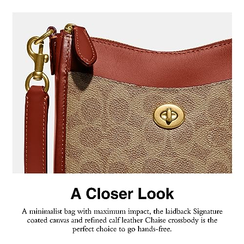 COACH Chaise Crossbody Bag Tan Rust Fashionistas Dream