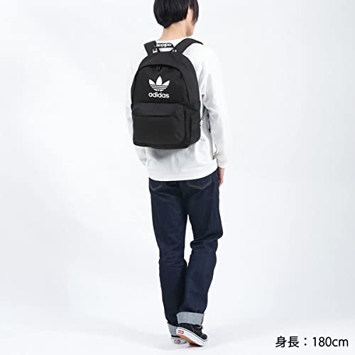 Adidas Black and White Casual 30x44x17 cm Handbag
