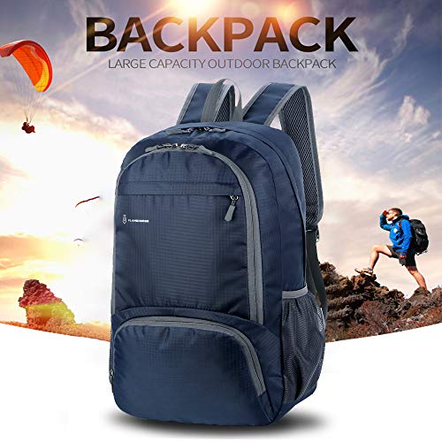 FLAMEHORSE Waterproof Foldable Backpack for Hiking and Cycling