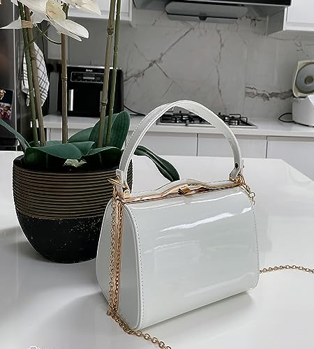 LeahWard® White Designer Small Crossbody Handbag