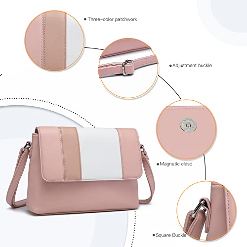 Miss Lulu Small Shoulder Bag Zip Shoulder Handbag
