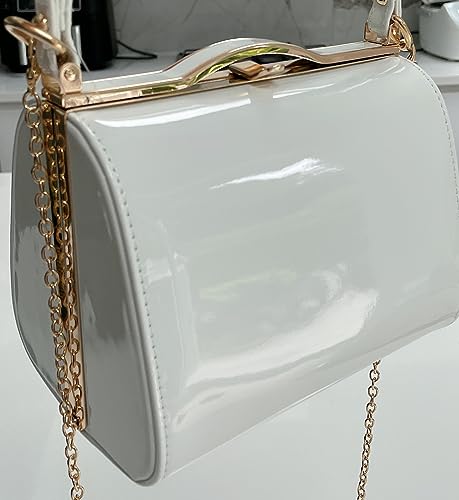 LeahWard® White Designer Small Crossbody Handbag