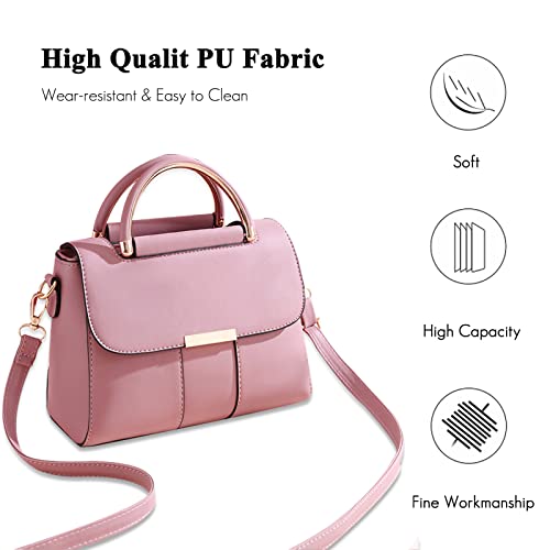 FANDARE Elegant Women's Crossbody Phone Bag in Pink