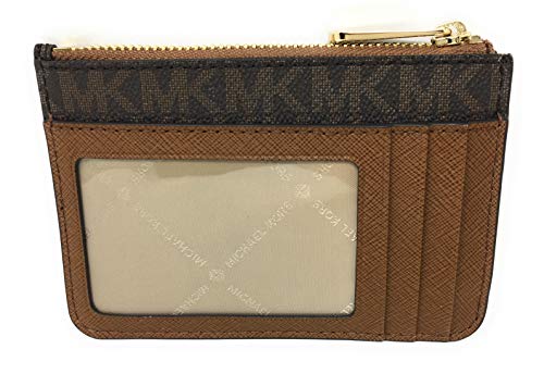 Michael Kors Jet Set Small Coin Pouch Brown & Acorn