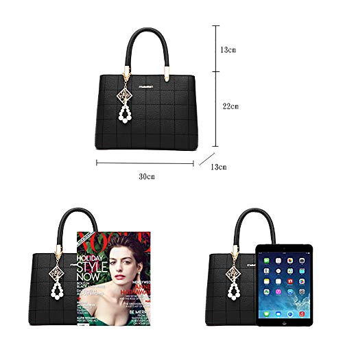 AlwaySky Women Designer Tote Purse Top Handle Bag