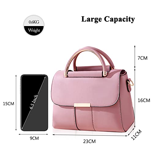 FANDARE Elegant Women's Crossbody Phone Bag in Pink