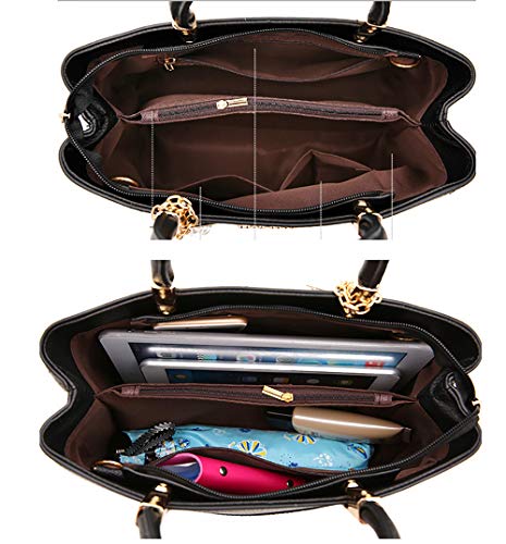 AlwaySky Women Designer Tote Purse Top Handle Bag