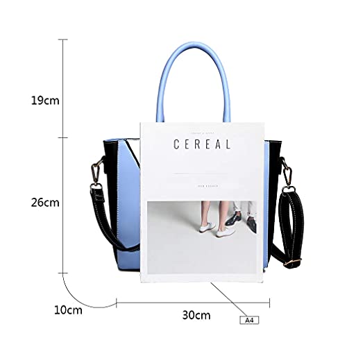 Miss Lulu Designer Shoulder Handbag in Pu Leather