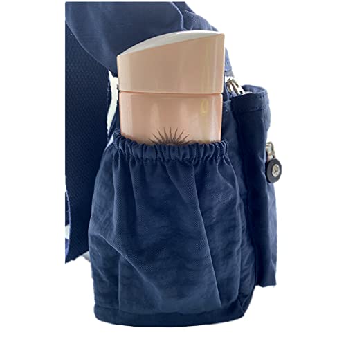 Dark blue designer handbags and purses for women