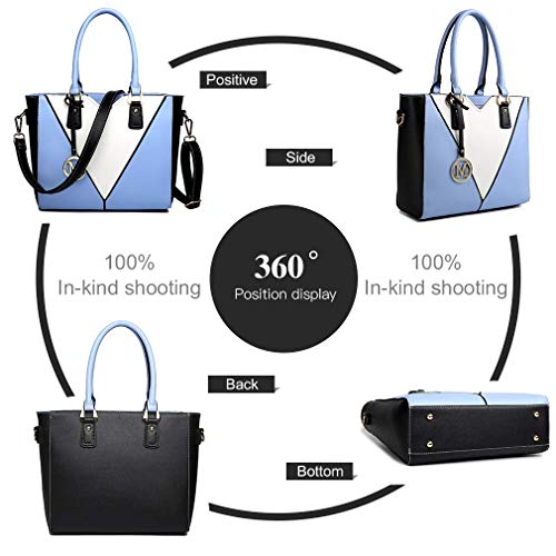 Miss Lulu Designer Shoulder Handbag in Pu Leather