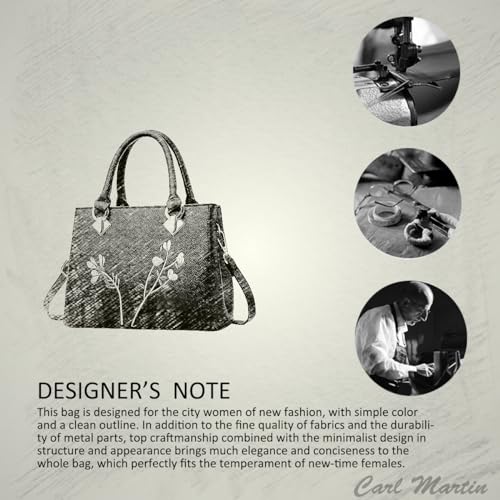 NICOLE&DORIS Retro Blue Top Handle Shoulder Bag