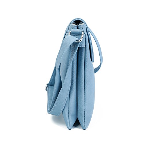 London Womens Medium Crossbody Shoulder Bag with Pockets
