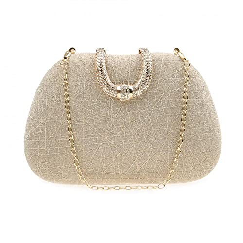 Elegant Sequin Clutch Evening Bag Gold Sparkle Party