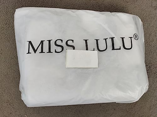 Miss Lulu Damen Designer Farbblock Schultertasche Tragetasche