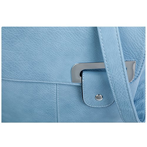 London Womens Medium Crossbody Shoulder Bag with Pockets