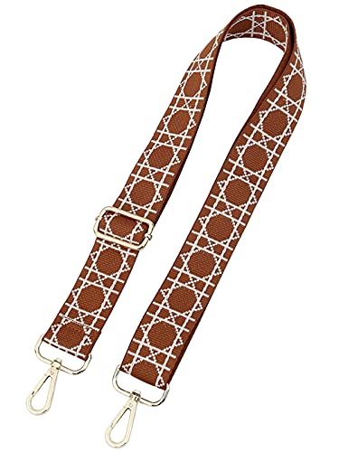 Canvas Crossbody Bag Handbag with Adjustable Wide Shoulder Strap