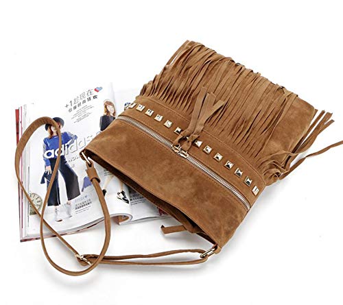 Oyccen Acorn Brown Designer Shoulder Bag for Women