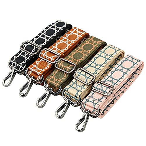 Canvas Crossbody Bag Handbag with Adjustable Wide Shoulder Strap