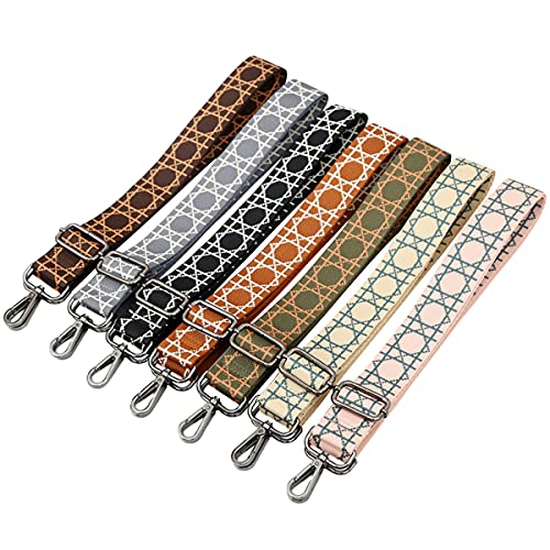 Canvas Crossbody Bag Handbag with Adjustable Wide Shoulder Strap