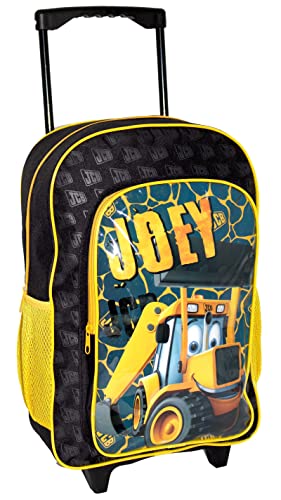 JCB Kids Travel Suitcase Trolley Holdall Backpack