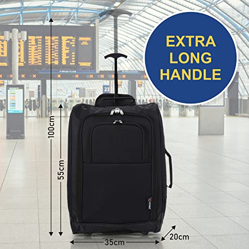 Designer Handbag Set: Valencia Collection, Plain Black, 42L