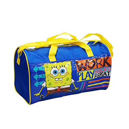 Spongebob Squarepants Luggage Set: Trolley & Sports Bags