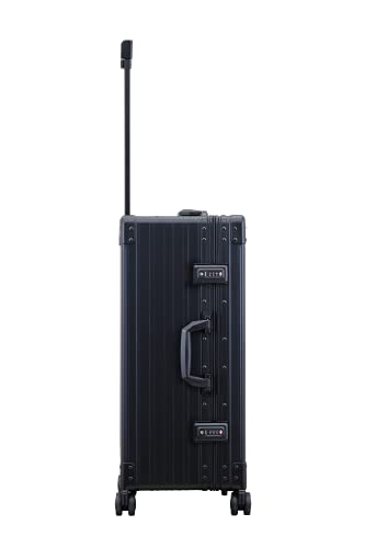 ALEON 26" Aluminum Traveler Hardside Luggage in Black