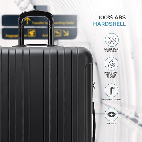 Flight Knight Premium Lightweight Suitcase with TSA Lock