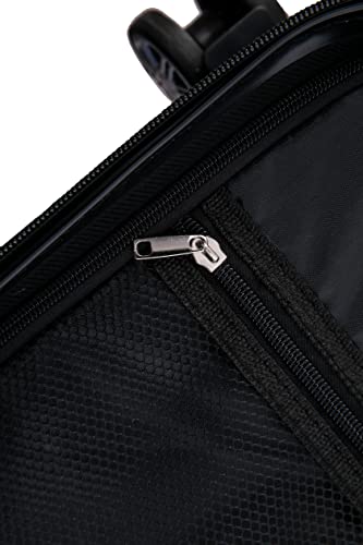 Designer Handbags: Black 24" Lightweight Spinner Luggage