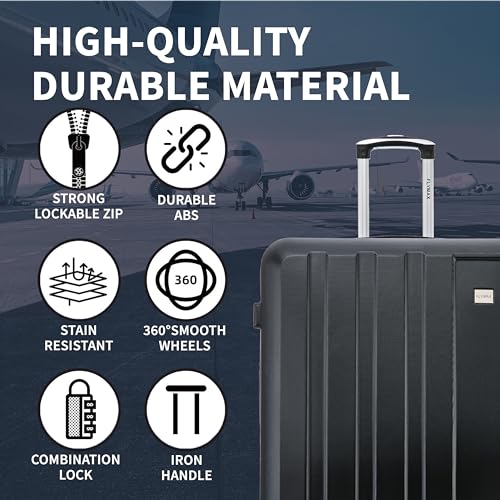 FLYMAX 24" Medium Designer Handbag Spinner Luggage Case