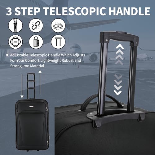 Designer 29" Large Expandable Travel Bag on Wheels