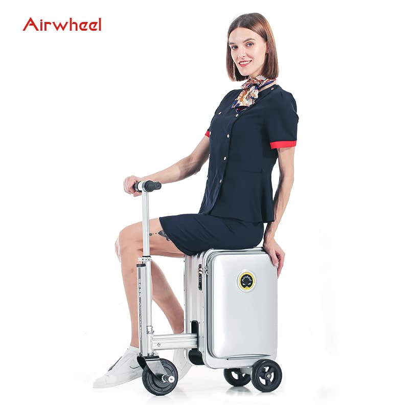 Airwheel SE3 Smart Riding Suitcase for Kids (Silver)